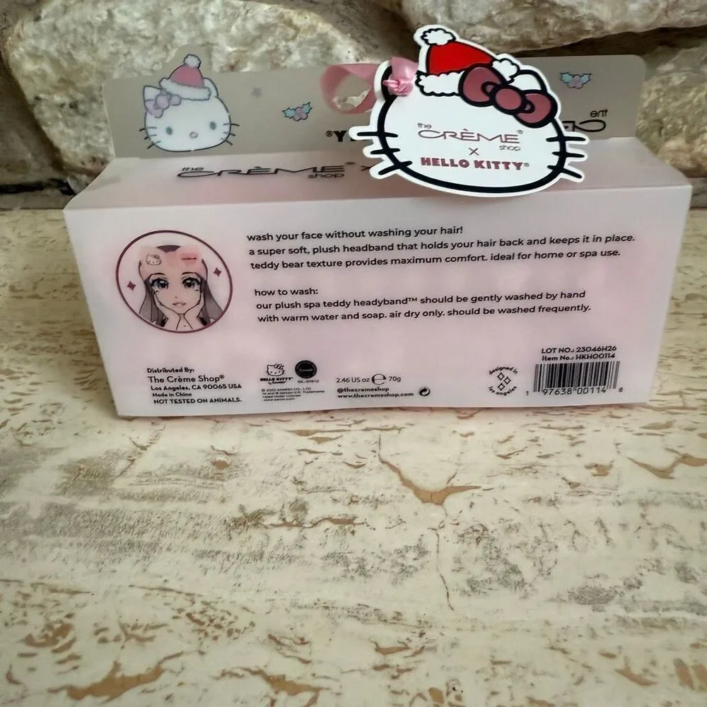 NIB Crème shop x Hello Kitty spa headband